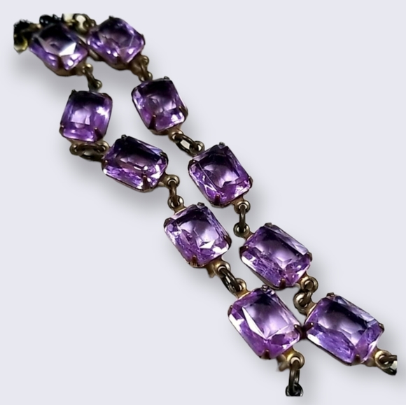 Repurposed 1950s Vintage Jewelry Art Deco Art Nouveau Design Assemblage Necklace - Picture 4 of 12